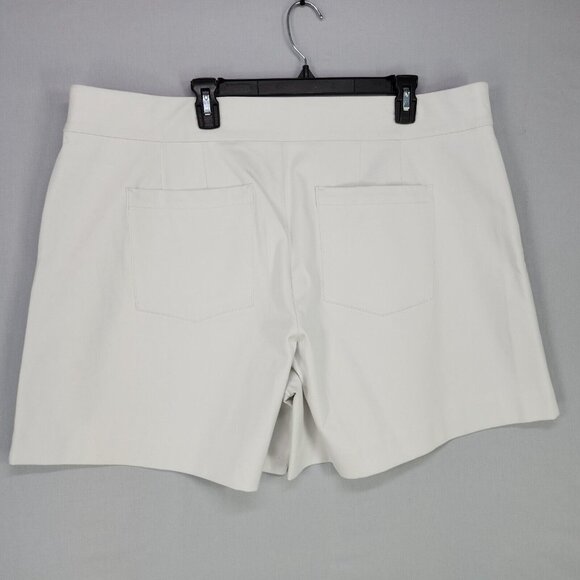 Spanx Active Shorts 6” Women’s Plus Size 3X Silver Lining Stretch Waist Comfort - Picture 3 of 16